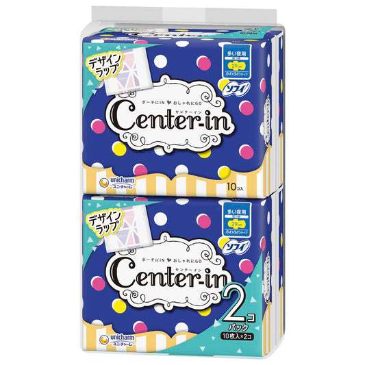 センターインふわふわタイプ多い日の夜用１０枚×２ 容量20枚 ユニ・チャーム（ユニチャーム） 生理用品 - MONOW 公式ショップ