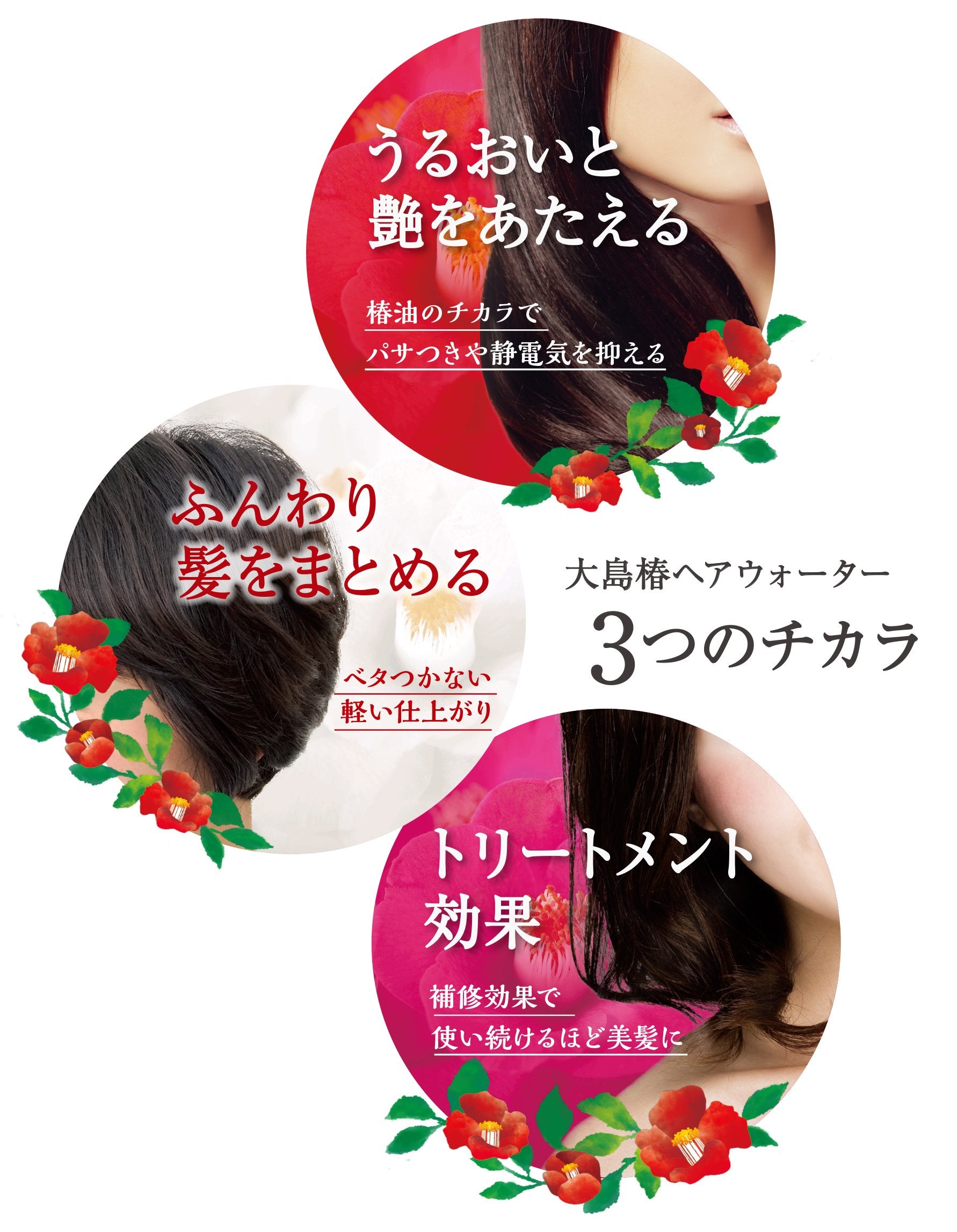 大島椿ヘアウォーター１８０ＭＬ 容量180ML 大島椿 美容液 - MONOW 公式ショップ