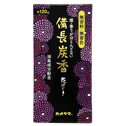 花げしき備長炭 容量120G カメヤマ お線香 - MONOW 公式ショップ