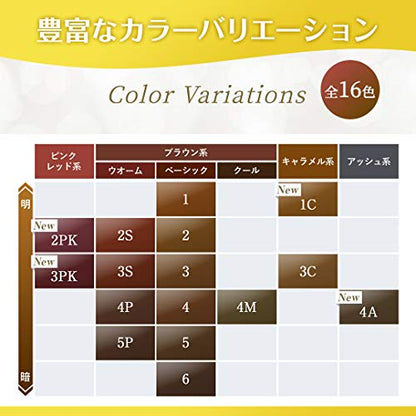 シエロ　ムースカラー　3C　キャラメルブラウン 容量100ML ホーユー ヘアカラー・白髪用 - MONOW 公式ショップ