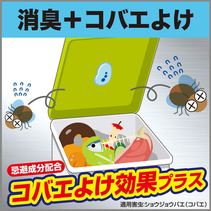 エステー　ゴミ箱の消臭力コバエよけ効果プラスメントールＳ容量2個