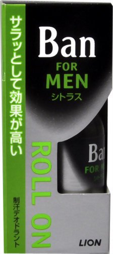 バン男性用ロールオン　シトラス３０ｍｌ 容量30ML ライオン 制汗剤・デオドラント - MONOW 公式ショップ