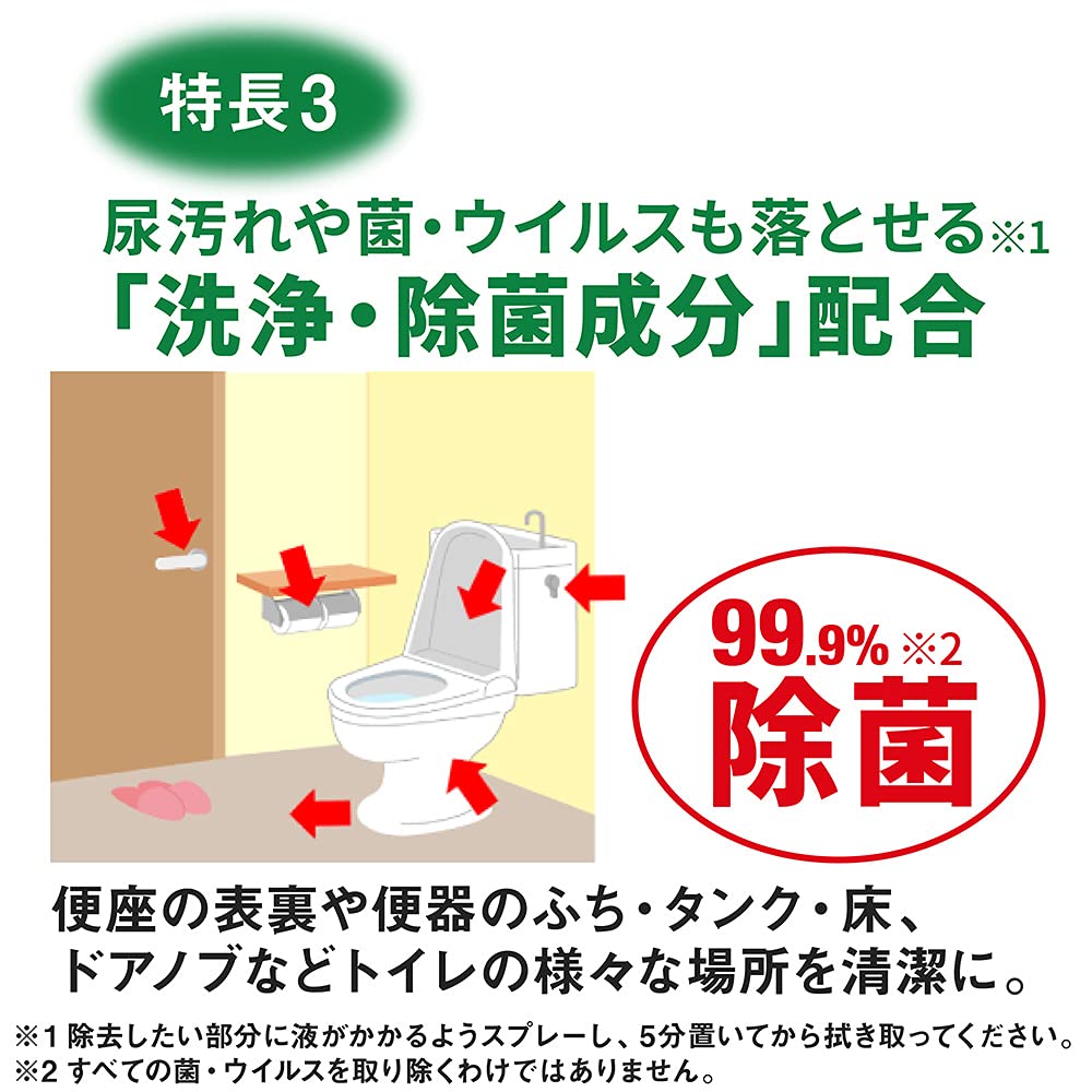 ルックまめピカ　抗菌プラス　トイレのふき取りクリーナー　２１０ｍｌ 容量210ML 住居洗剤・トイレ用 - MONOW 公式ショップ
