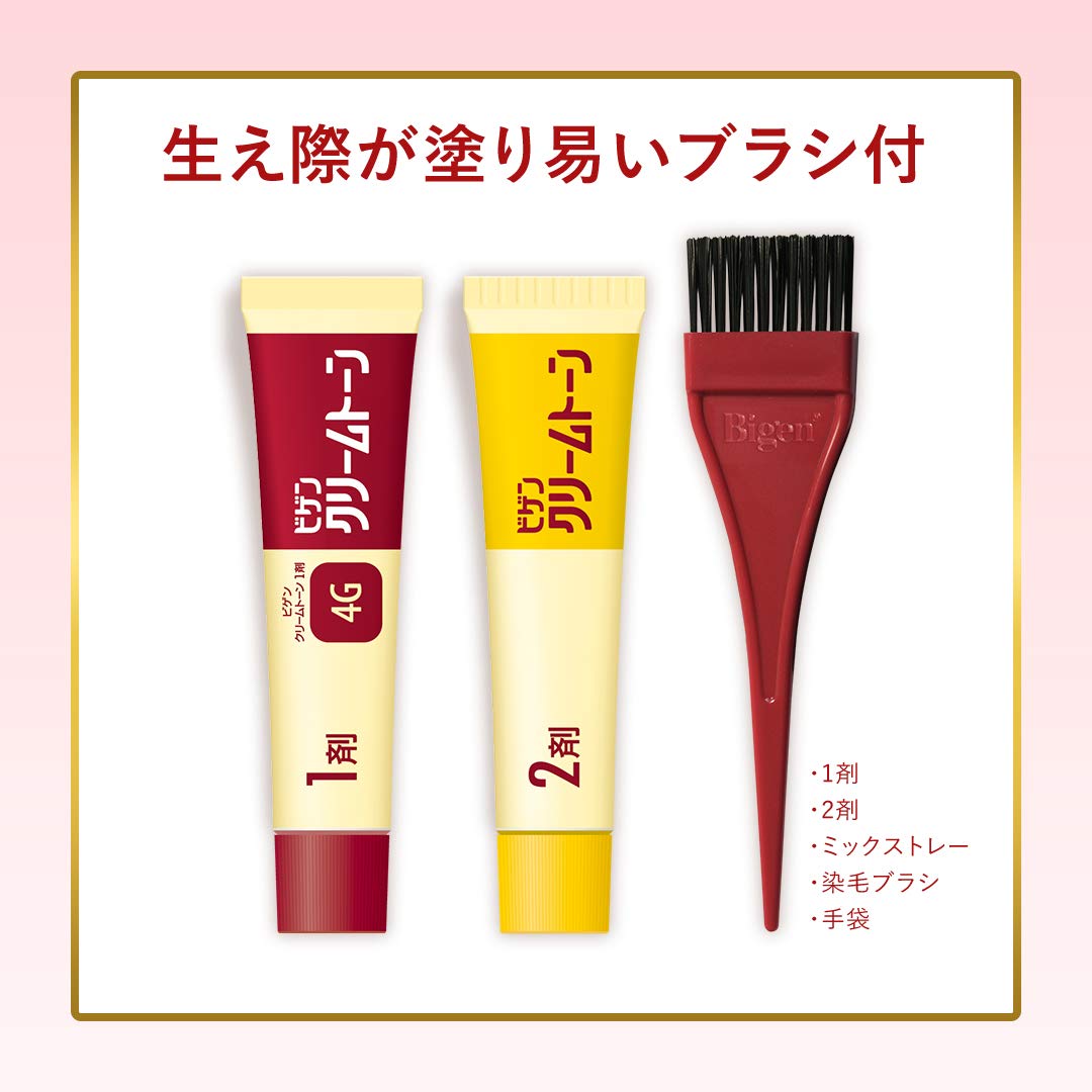 ビゲン　クリームトーン　4G　自然な栗色 容量40G ホーユー ヘアカラー・白髪用 - MONOW 公式ショップ