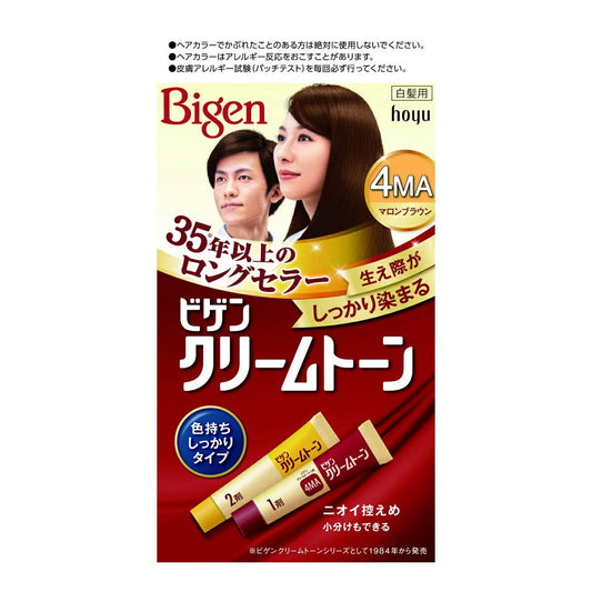 ビゲン　クリームトーン　4MA　マロンブラウン 容量1個 ホーユー ヘアカラー・白髪用 - MONOW 公式ショップ