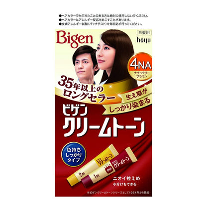 ビゲン　クリームトーン　4NA　ナチュラリーブラウン 容量80G ホーユー ヘアカラー・白髪用 - MONOW 公式ショップ