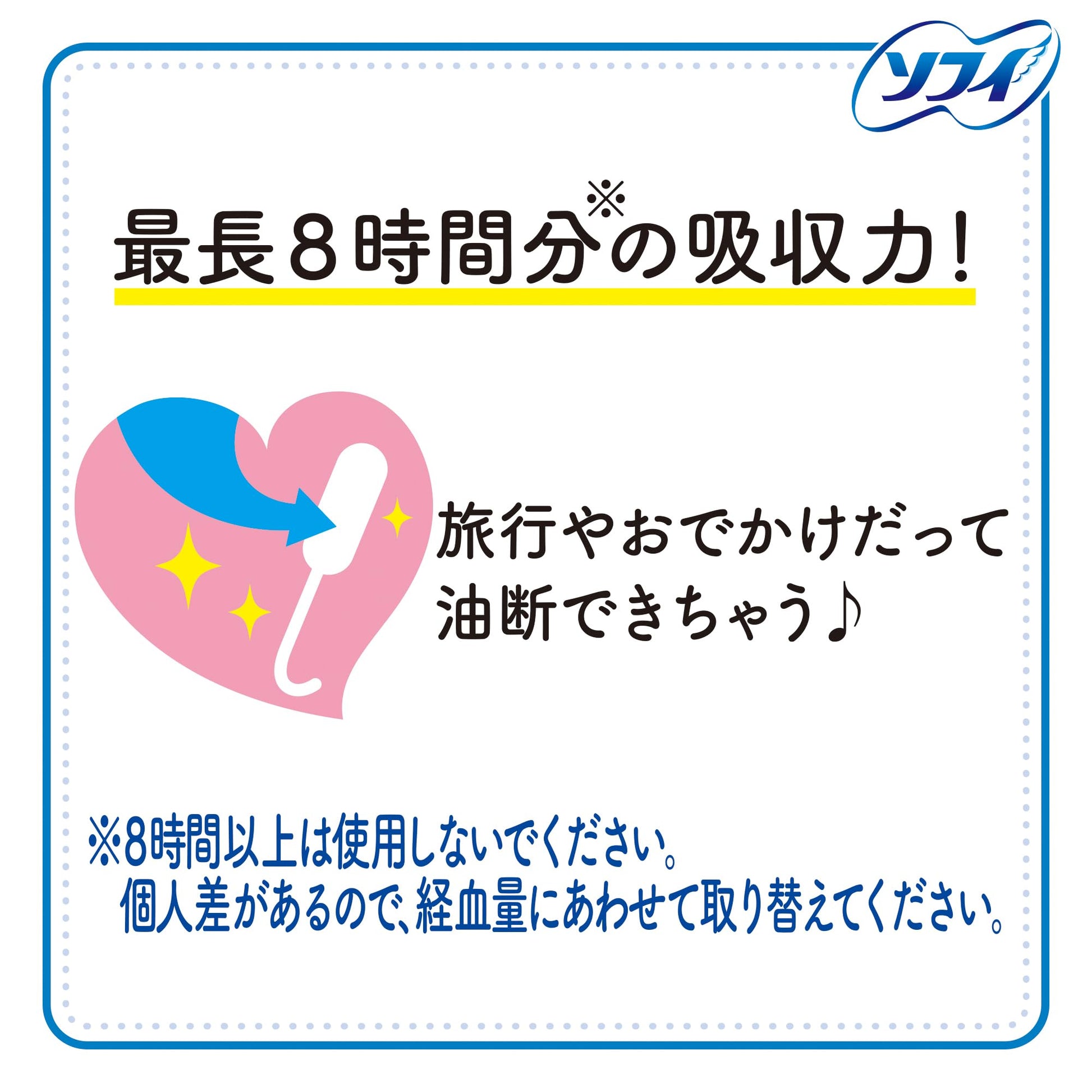 ソフィコンパクトタンポンレギュラー　８Ｐ 容量8本 ユニ・チャーム（ユニチャーム） 生理用品
