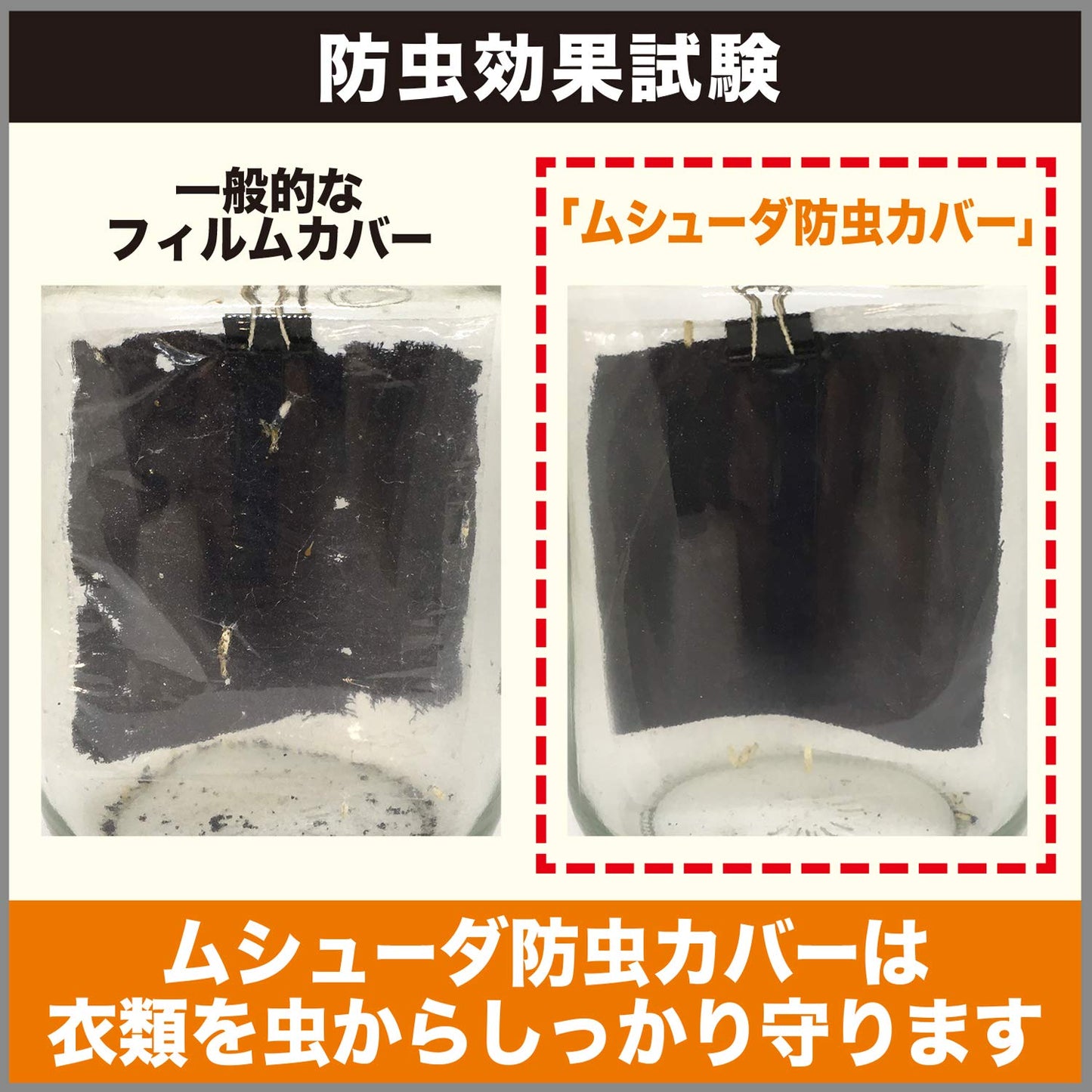 ムシューダ防虫カバー　1年間有効　スーツ・ジャケット用 容量4マイ エステー 防虫剤 - MONOW 公式ショップ