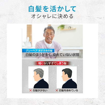 メンズビゲン　グレーヘア　ダークグレー 容量80G ホーユー ヘアカラー - MONOW 公式ショップ