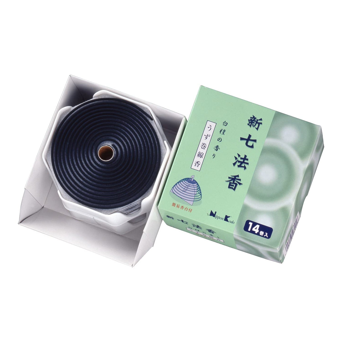新七法香白檀の香り 容量14ロール 日本香堂 お線香