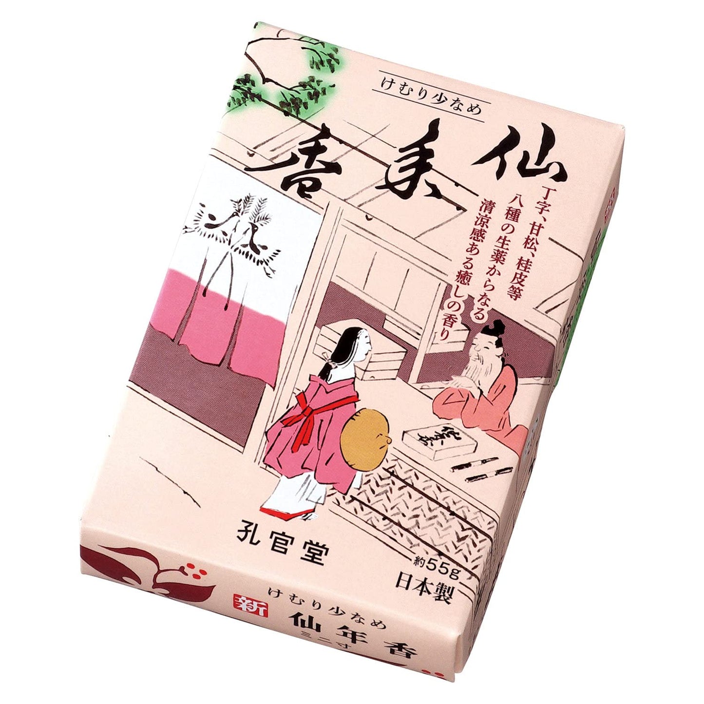 新仙年香　ミニ寸　＃２０８ 容量 孔官堂 お線香