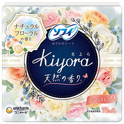 ソフィＫｉｙｏｒａナチュラルフローラル７２枚 容量72枚 ユニ・チャーム（ユニチャーム） 生理用品