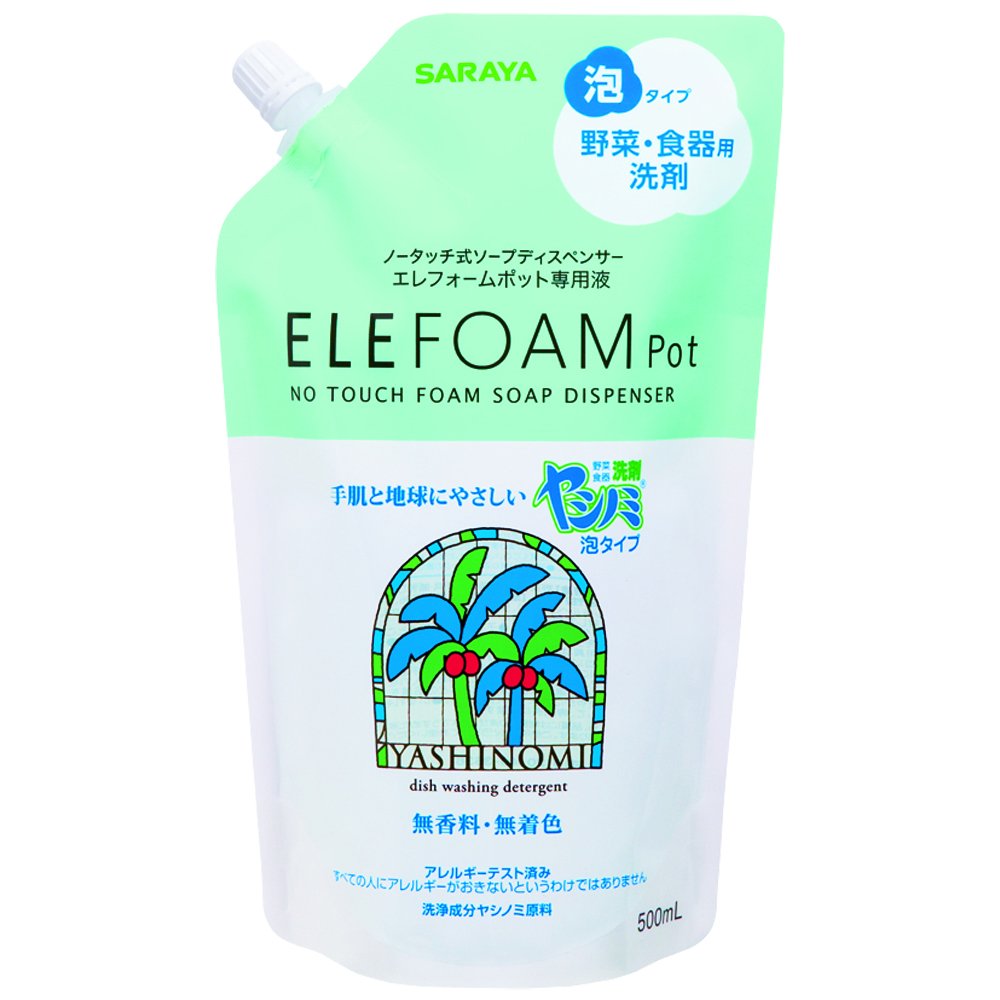 ヤシノミ洗剤　泡タイプ　詰替用 容量500ML サラヤ 食器用洗剤