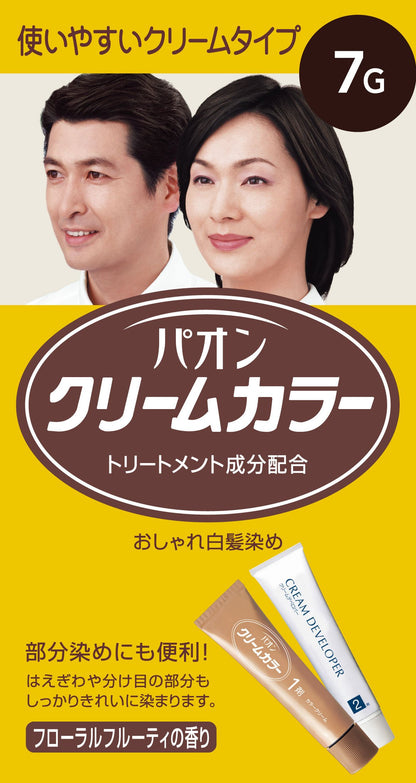 パオン　クリームカラー　７Ｇ　自然な黒褐色 容量 シュワルツコフヘンケル ヘアカラー・白髪用