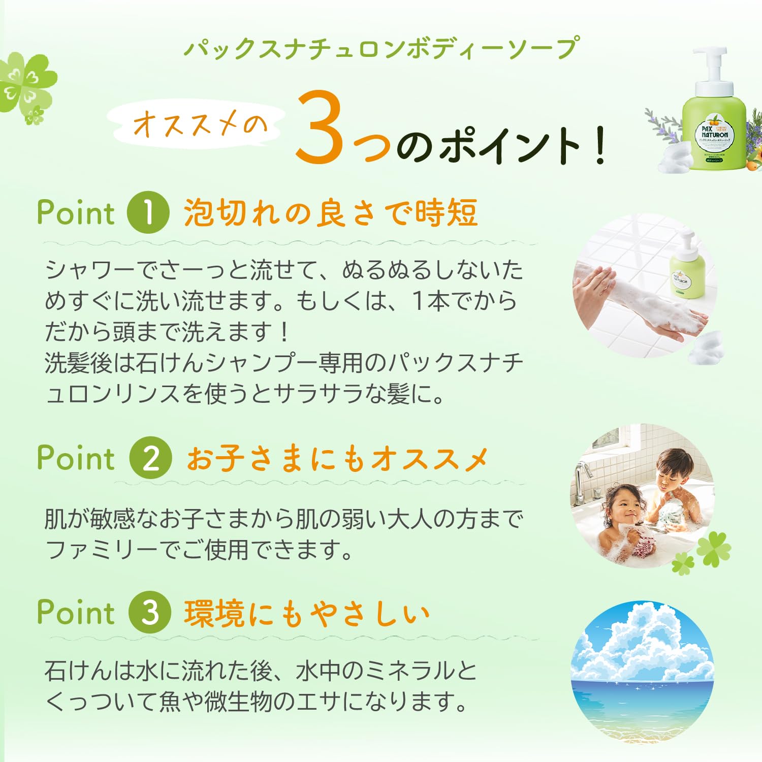 パックスナチュロンボディソープ５００ＭＬ　Ｎ 容量500ML 太陽油脂 ボディソープ