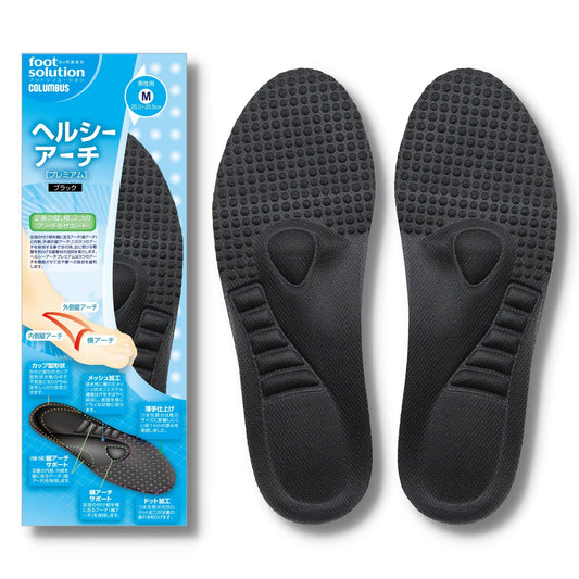 ヘルシーアーチプレミアム男性Ｌクロ 容量1個 コロンブス シューケア