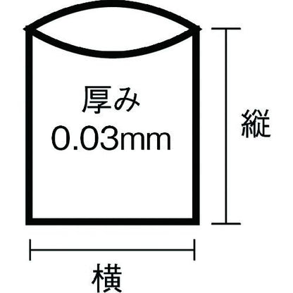 Ｌ－１０規格袋１０号　透明　１００枚 容量 日本サニパック ポリ袋・レジ袋