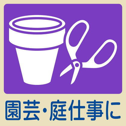 ファミリー　ビニール厚手　指・手のひら強化　Mパープル 容量1ｺ エステー 炊事手袋