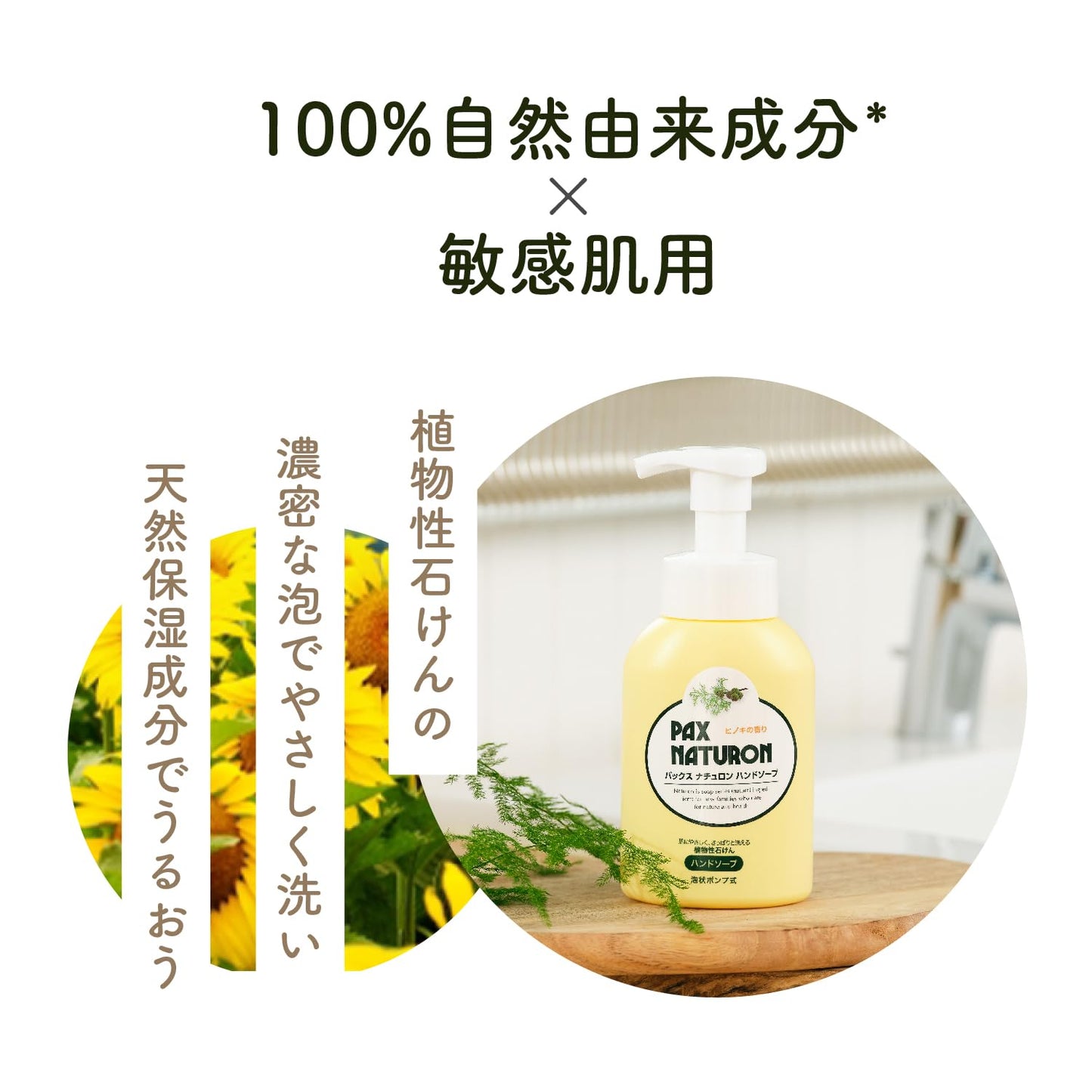 太陽油脂　ナチュロンハンドソープ　２６０ＭＬ容量260ML