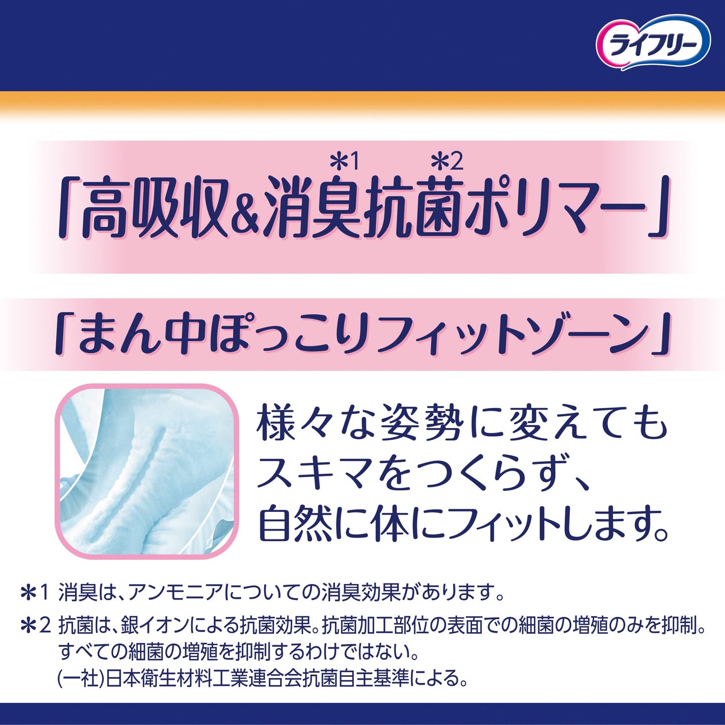 ライフリ－一晩中あんしん尿とりＰス－パ－２４枚 容量24枚 大人用オムツ