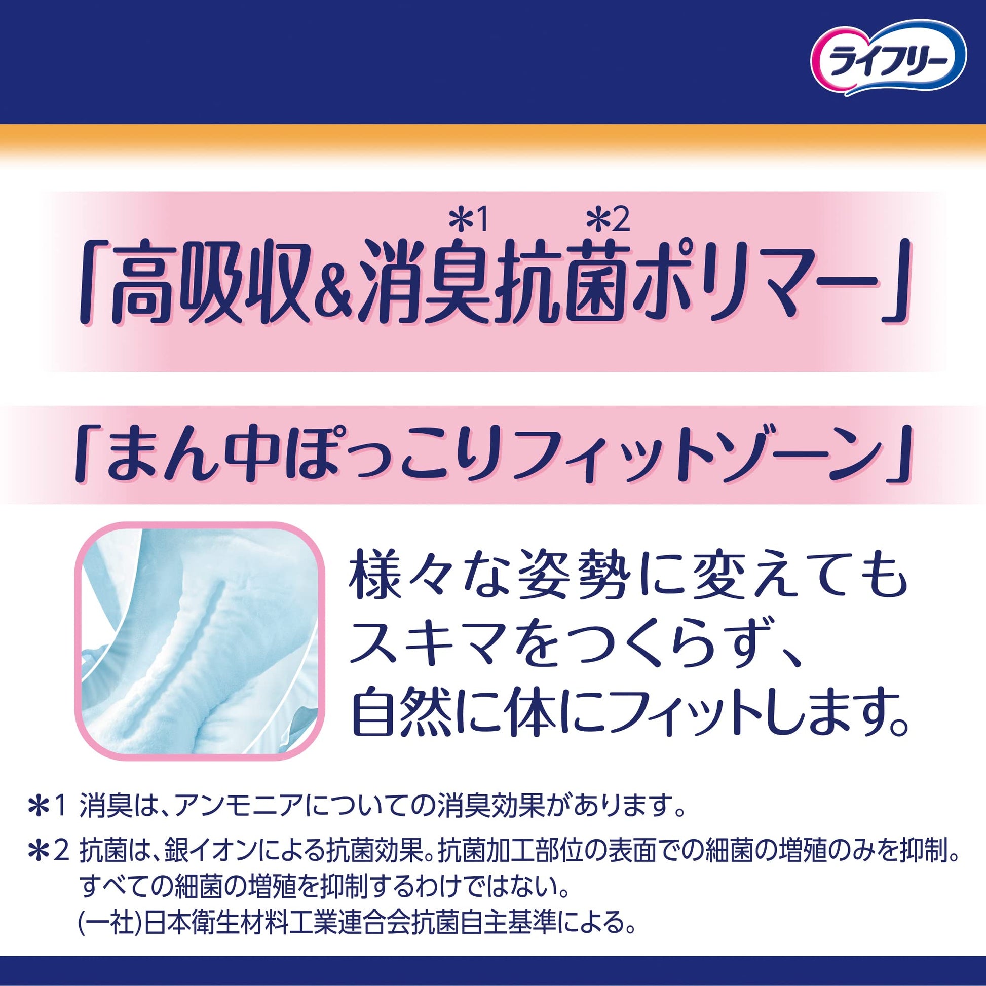ライフリ－一晩中あんしん尿とりＰス－パ－２４枚 容量24枚 大人用オムツ