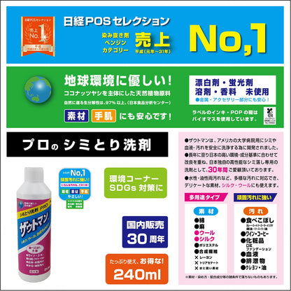 ザウトマン　８オンス　２４０ＭＬ容量240ML アイン 衣料用洗剤