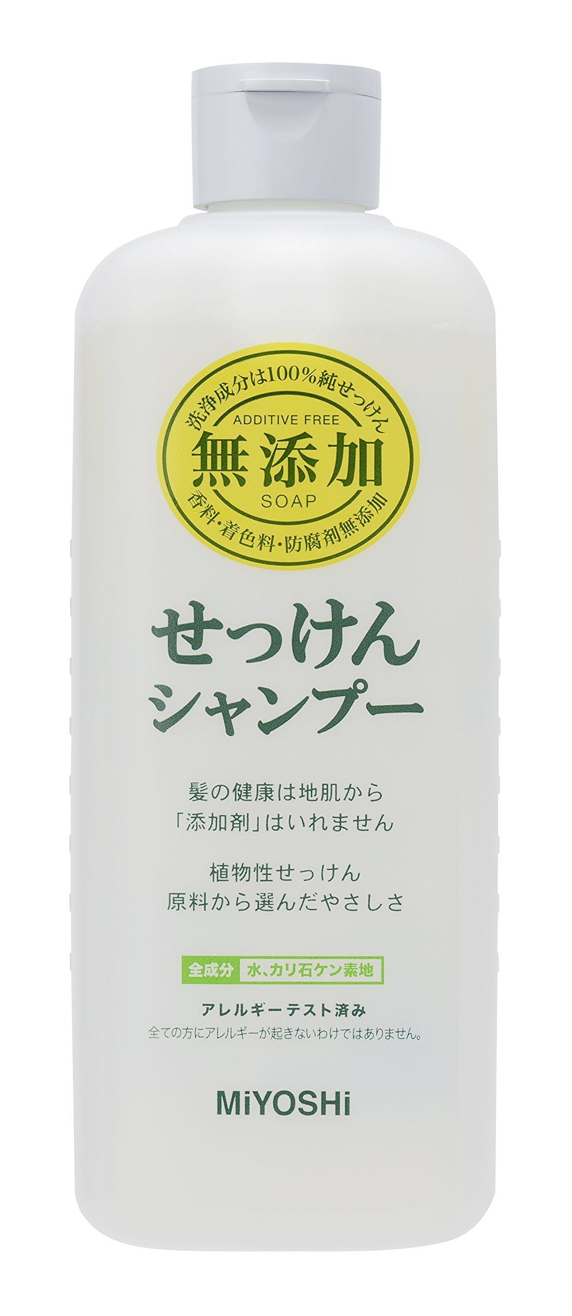 ミヨシ無添加せっけんシャンプー 容量350ML ミヨシ石鹸 シャンプー