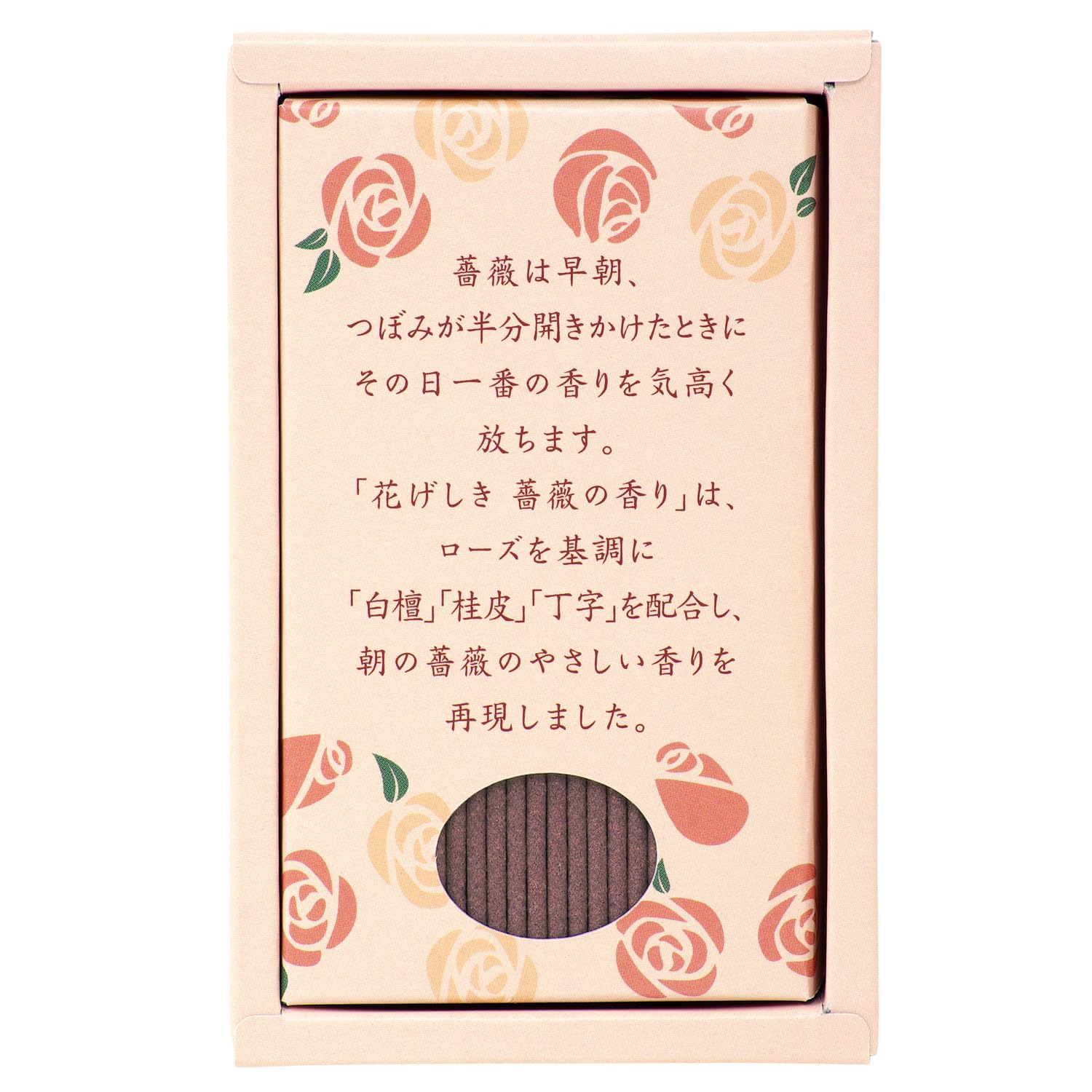 花げしき　薔薇の香り　ミニ寸 容量76G カメヤマ お線香