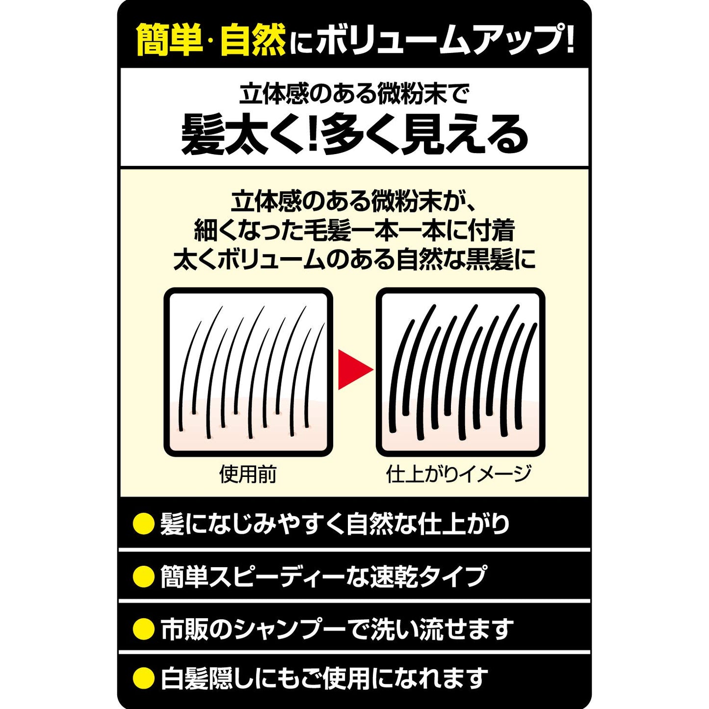 トップシェード　スピーディーヘアカバースプレー　自然な黒色 容量150G 柳屋本店 スタイリング