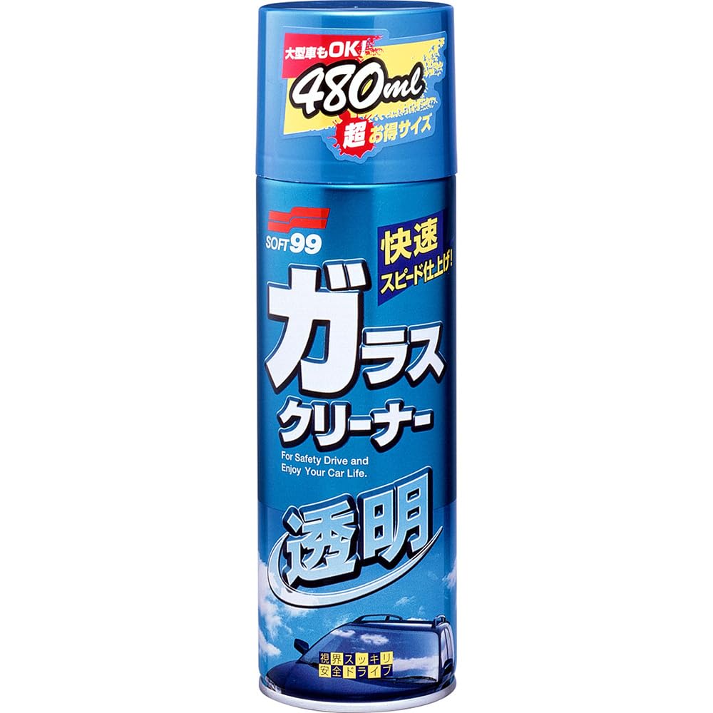 ガラスクリーナー透明４８０ＭＬ 容量480ML ソフト９９ カー用品・洗剤・クリーナー