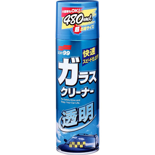 ガラスクリーナー透明４８０ＭＬ 容量480ML ソフト９９ カー用品・洗剤・クリーナー