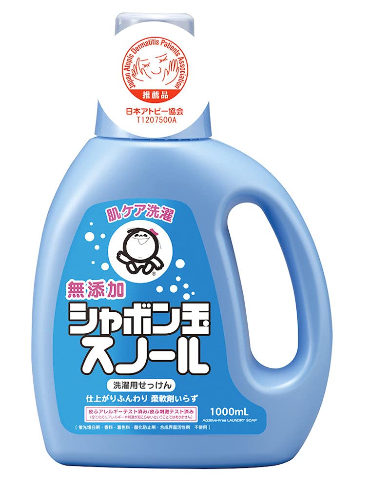 シャボン玉スノール本体 容量1000ML シャボン玉販売 衣料用洗剤・自然派