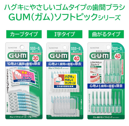 ガム・ソフトピック４０Ｐ無香料［ＳＳ～Ｍ］ 容量40ホン サンスター フロス・歯間ブラシ