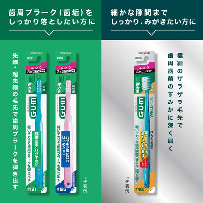 ＧＵＭブラシ＃２１１　スモールヘッドハード 容量 サンスター 歯ブラシ