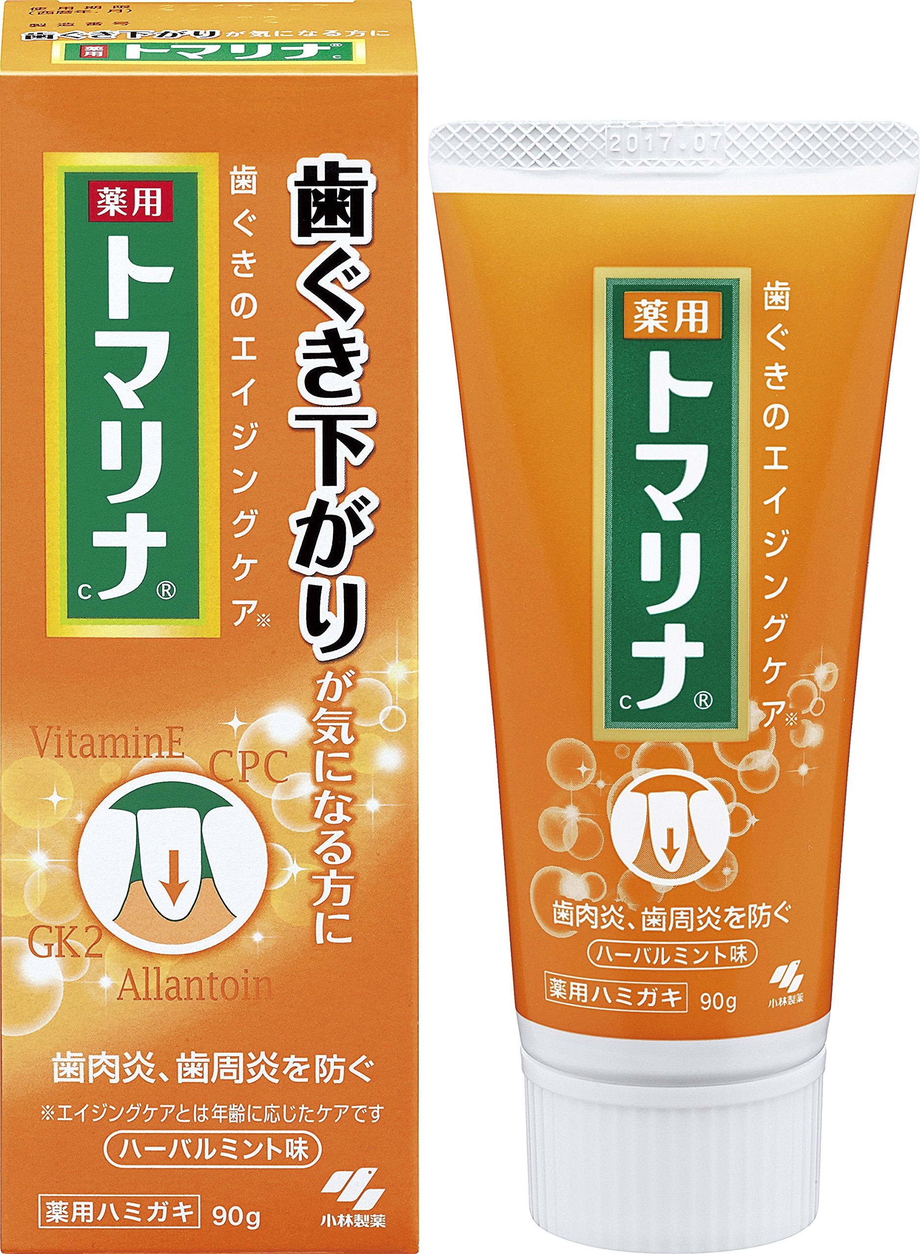トマリナ 容量90G 小林製薬 歯磨き
