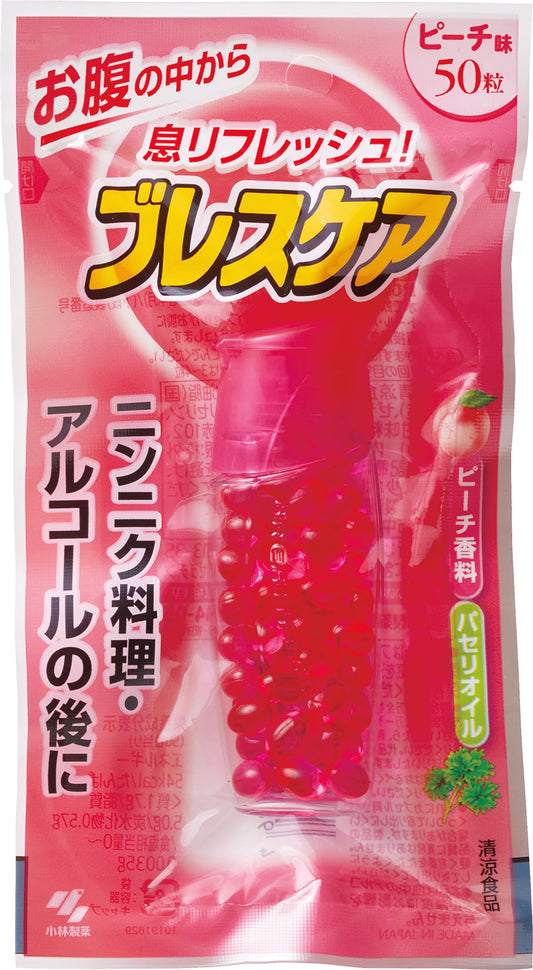 ブレスケア ピーチ 容量50個 小林製薬 マウスウォッシュ