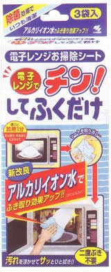 チン！してふくだけ 容量3枚 小林製薬 住居洗剤・レンジ