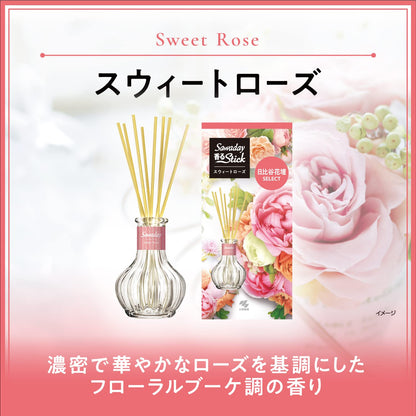 サワデー香るStick　つめ替用　スウィートローズ 容量70ML 小林製薬 芳香剤・部屋用