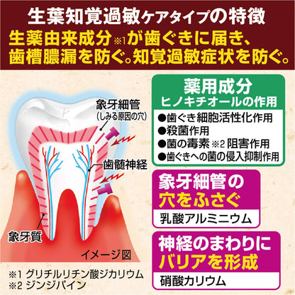 生葉s　知覚過敏症状予防タイプ 容量100G 小林製薬 歯磨き