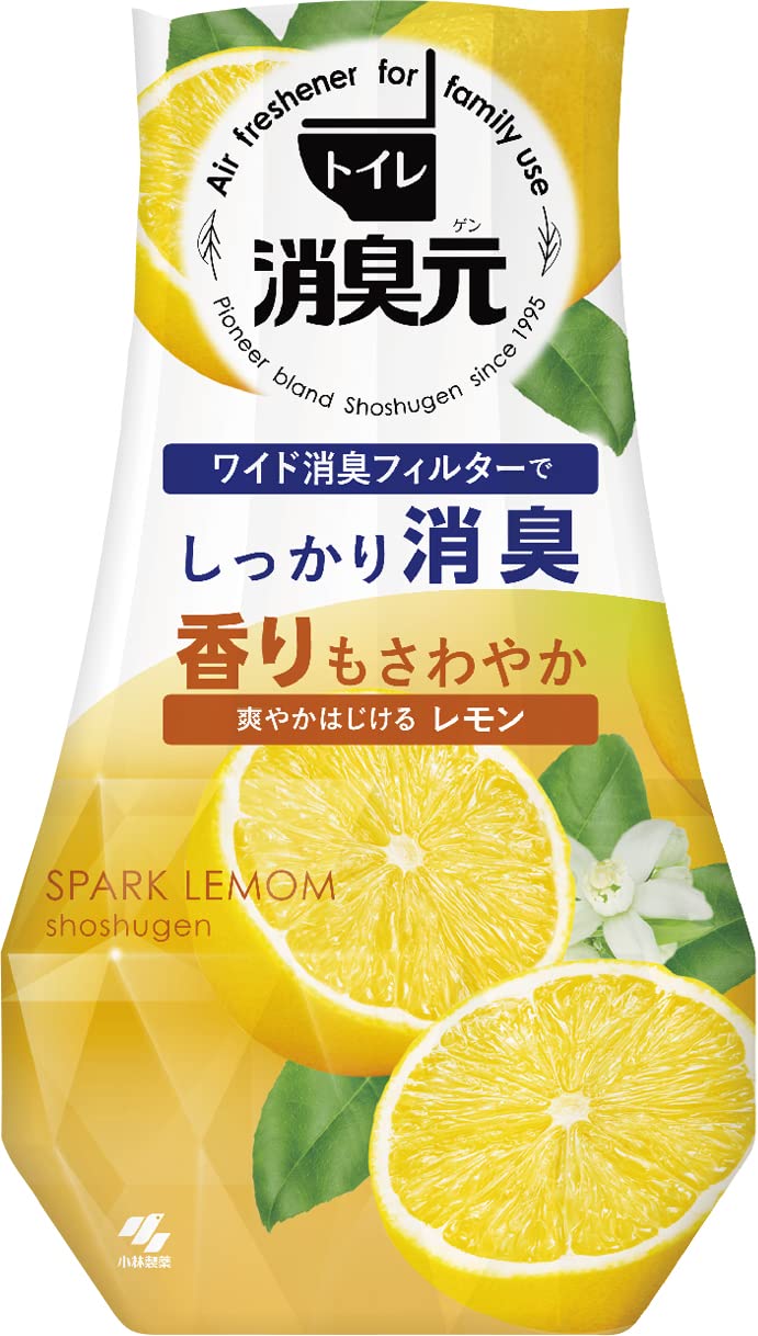 トイレの消臭元　爽やかはじけるレモン 容量400ML 小林製薬 芳香剤・トイレ用