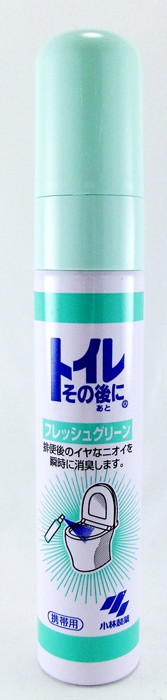 トイレその後に携帯用　フレッシュグリ－ン 容量23ML 小林製薬 芳香剤・トイレ用