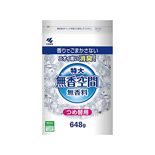 無香空間　特大　つめ替用 容量648G 小林製薬 芳香剤・部屋用