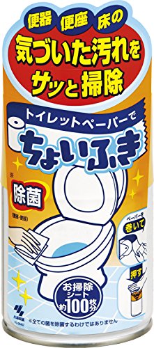 トイレットペーパーでちょいふき 容量120ML 小林製薬 住居洗剤・トイレ用