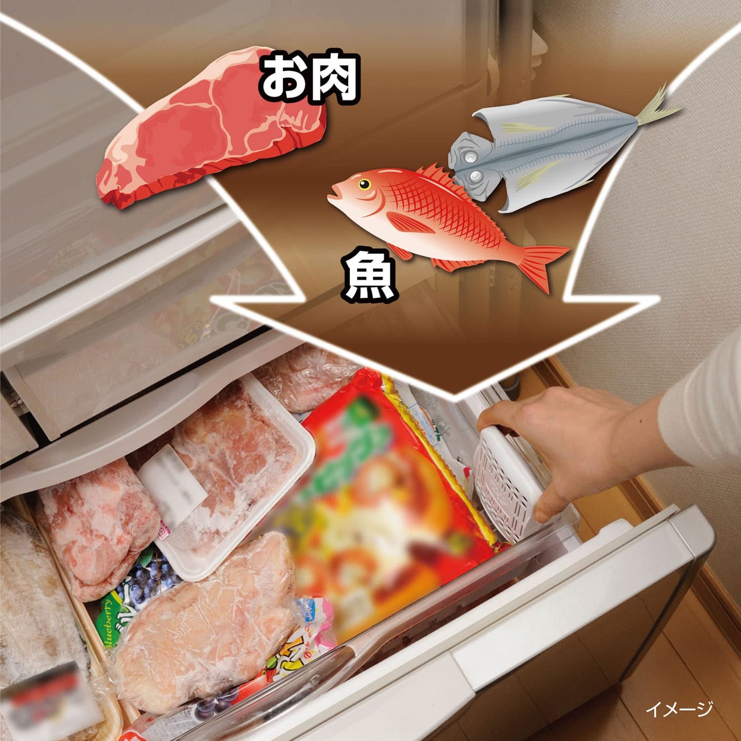 キムコスリムタイプ　冷凍室用 容量26G 小林製薬 芳香剤・冷蔵庫
