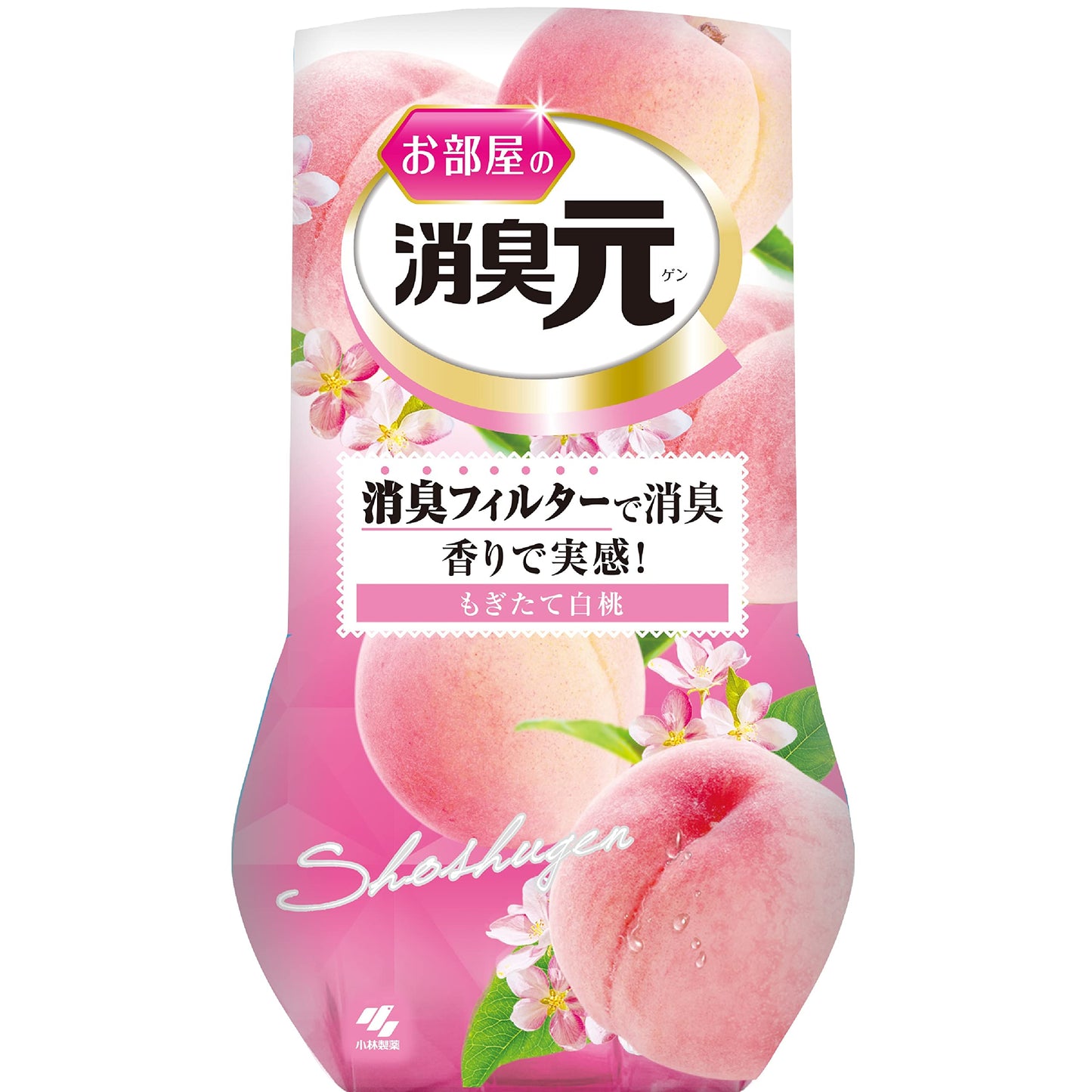 お部屋の消臭元　もぎたて白桃 容量400ML 小林製薬 芳香剤・部屋用