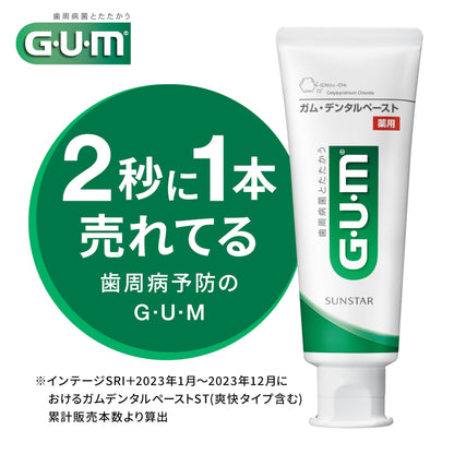 ガム・デンタルペースト　スタンディング　１２０ｇ 容量120G サンスター 歯磨き