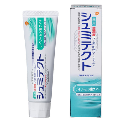 薬用シュミテクト　デイリームシ歯ケア＋　９０ｇ 容量90G グラクソスミスクライン 歯磨き