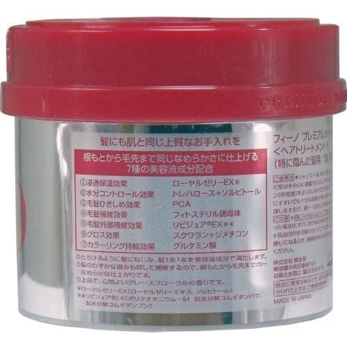 フィーノ浸透美容液ヘアマスク２３０Ｇ 容量230Gファイントゥデイ ヘアトリートメント