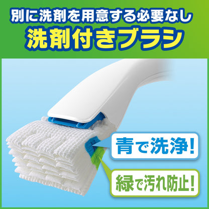 スクラビングバブルシャット流せるトイレブラシ本体 容量1個 ジョンソン 住居洗剤・トイレ用