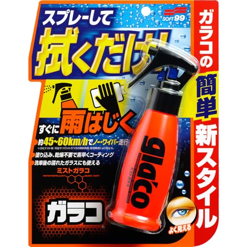 ミストガラコ１８０ＭＬ 容量100ML ソフト９９ カー用品・洗剤・クリーナー